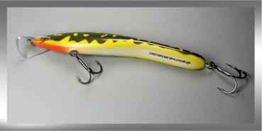 Preview: TURUS UKKO PRO 20 cm, Floating, Slight Rattling, Farbe Pike 154